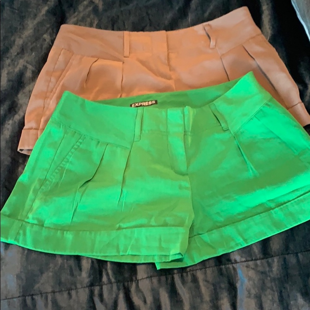 Express Silk feel Dress short shorts.